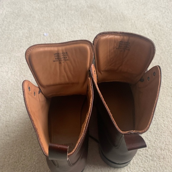 New without tags Vince Camuto men’s brown leather boots size 11 - Picture 3 of 8